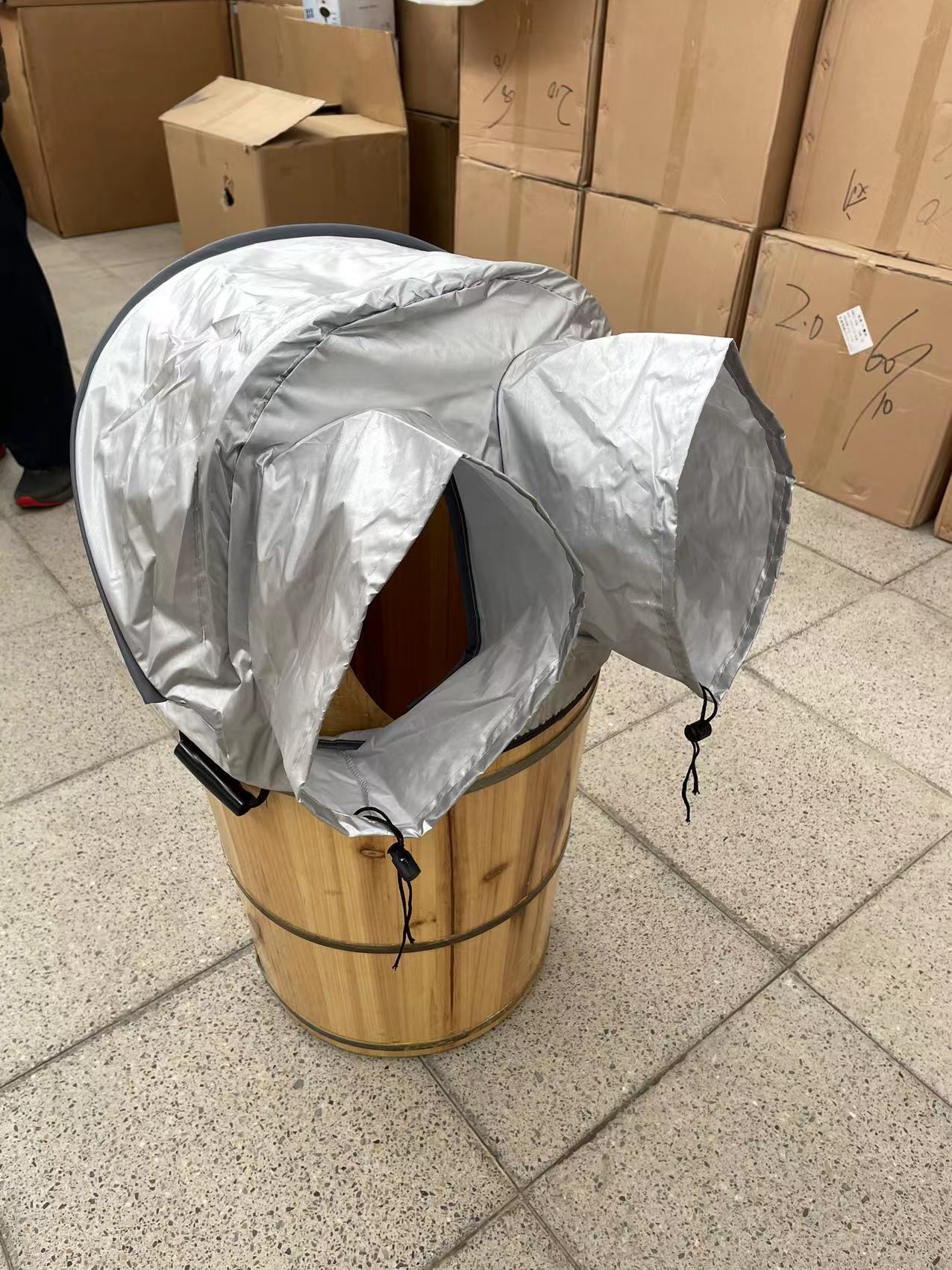 蒸腿布罩全包裹布罩泡脚熏蒸罩汗蒸蒸罩密封蒸汽泡脚木桶保温布罩