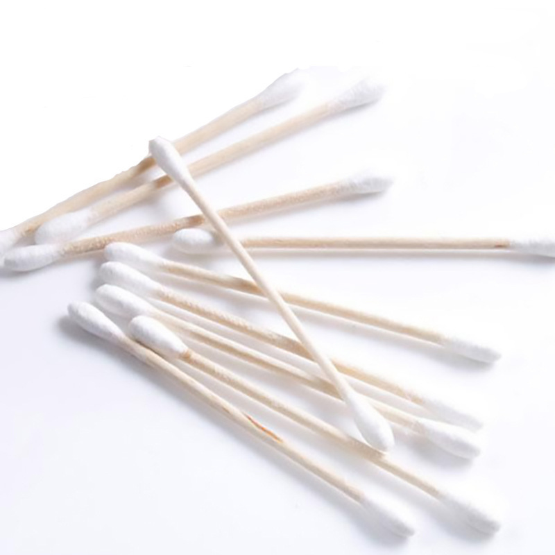 Household Disposable Cotton Swabs Double-Headed Swab Ear Picking Hygienic Cotton Swab Makeup Removing Cosmetic Beauty Cleaning Cotton Swab