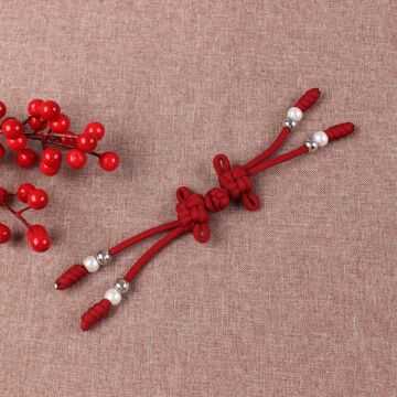 新中式中国结盘扣珍珠对扣旗袍扣上衣外套大衣旗袍国风手工辅料