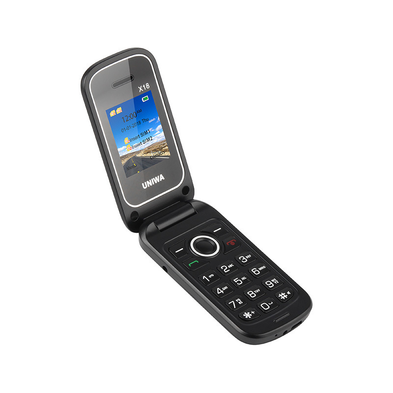 批发翻盖手机老人机非智能按键手机滑盖跨境代发英文经典外贸手机