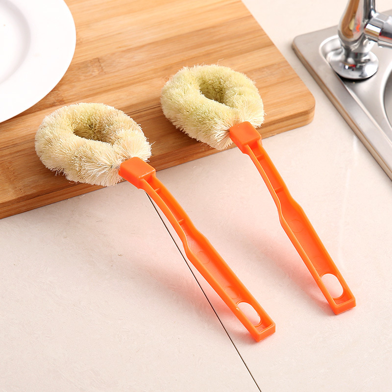 创意家居长柄椰毛洗锅刷麻纤维锅刷碗刷厨房日用洗碗刷长柄洗碗刷