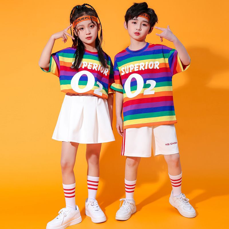 六一儿童节表演服背带裤套装幼儿园毕业照小学生啦啦队合唱演出服