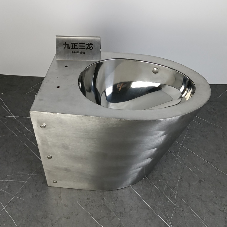 304不锈钢真空吸附马桶高铁列车用冲水节水厕所酒店ktv可用