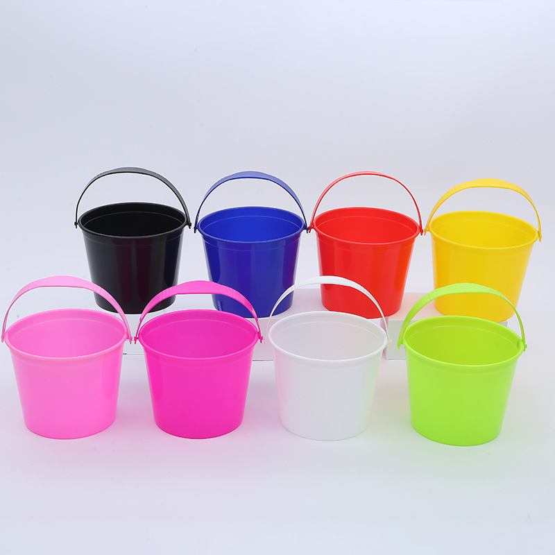 厂家新款塑料水桶现代家居洗漱家用水桶创意时尚简约卡通沙滩桶