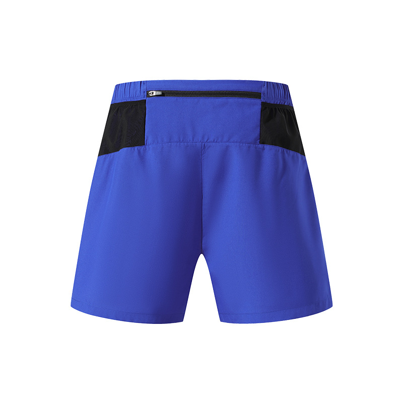 Summer Exercise Shorts Men's Quick-Drying Fitness Shorts Anti-Exposure Double Layer Track and Field Marathon Running Shorts Men