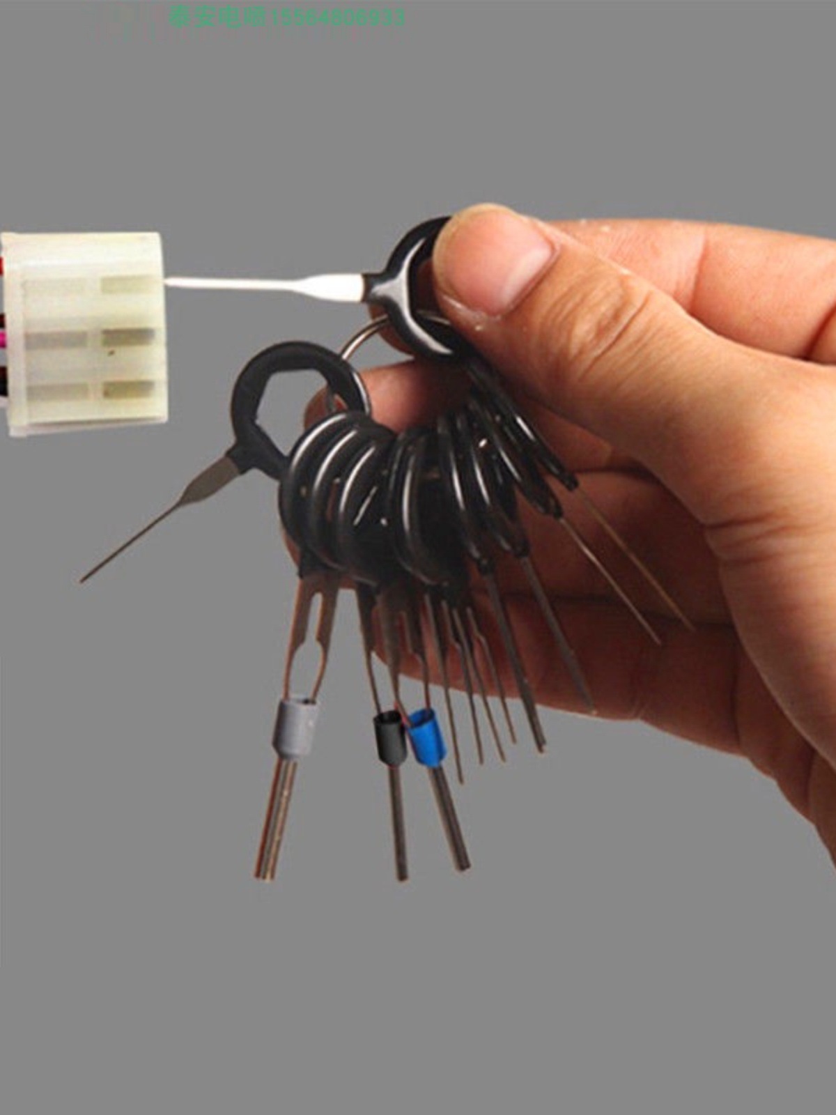 批发汽车插头线束端子取出拆卸工具退针器11件18件36件汽修电路维