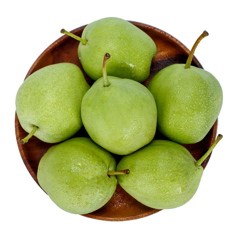 陕西早酥梨薄皮脆甜梨当季新鲜水果青皮梨小香梨青梨3/5/10斤批发