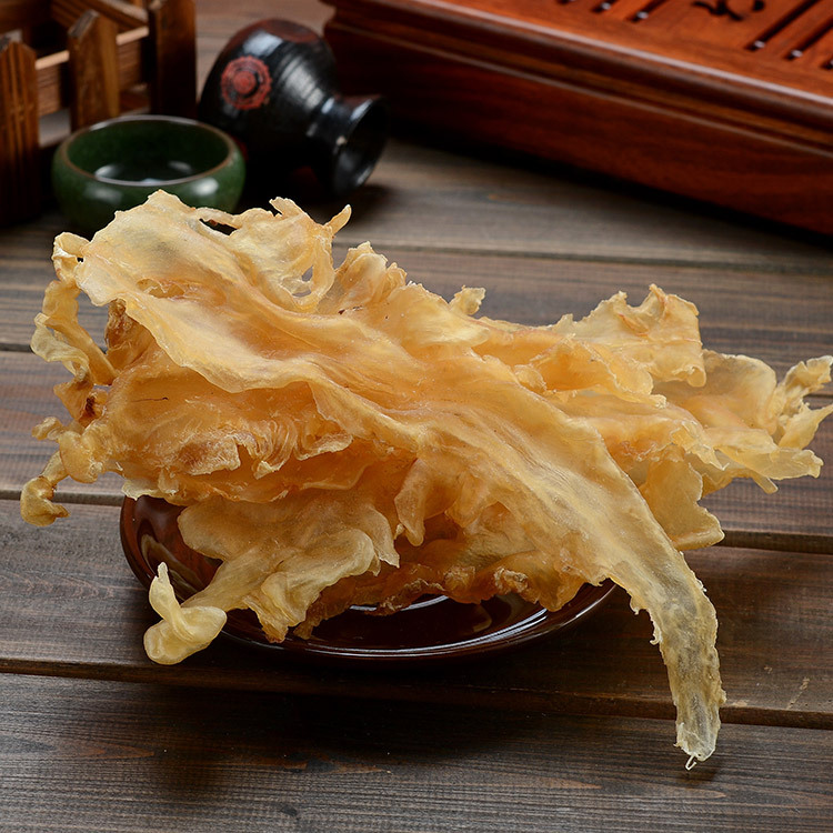 鳕鱼胶 足干淡干花胶鱼肚干货500g散装优质鱼鳔15-110头送礼佳品