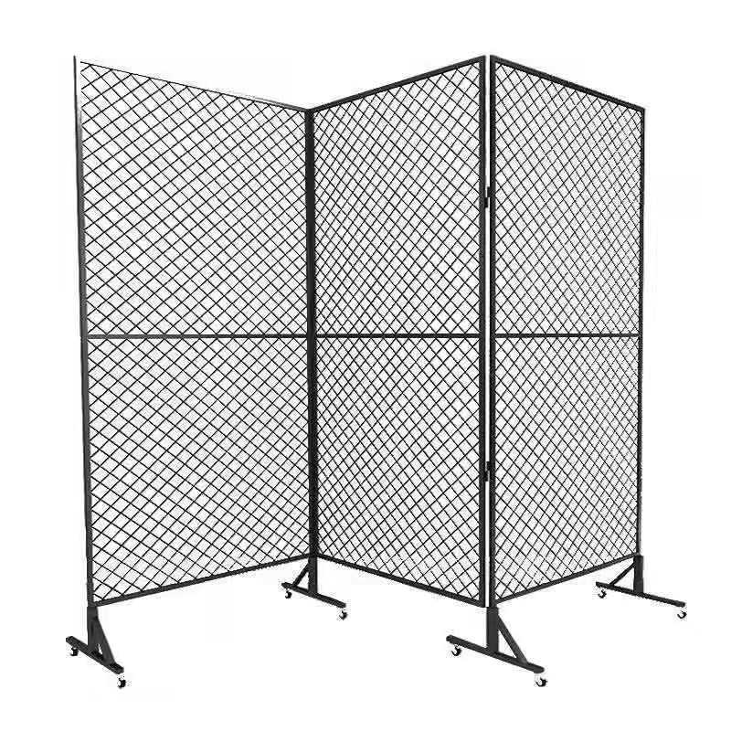 工厂销售折叠移动网格架铁艺网架广告展架画展展会作品展示架包邮