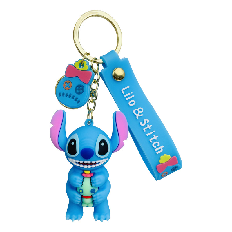 New Cartoon Cute Stitch a Jin Keychain Pendant Exquisite Couple Small Gift Bag Small Pendant Wholesale