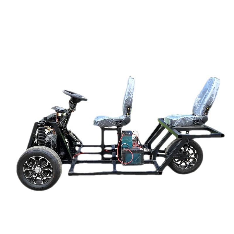 电动倒三轮沙滩车14寸铝轮个性豪华跑车双人座沙滩摩托车全新自动