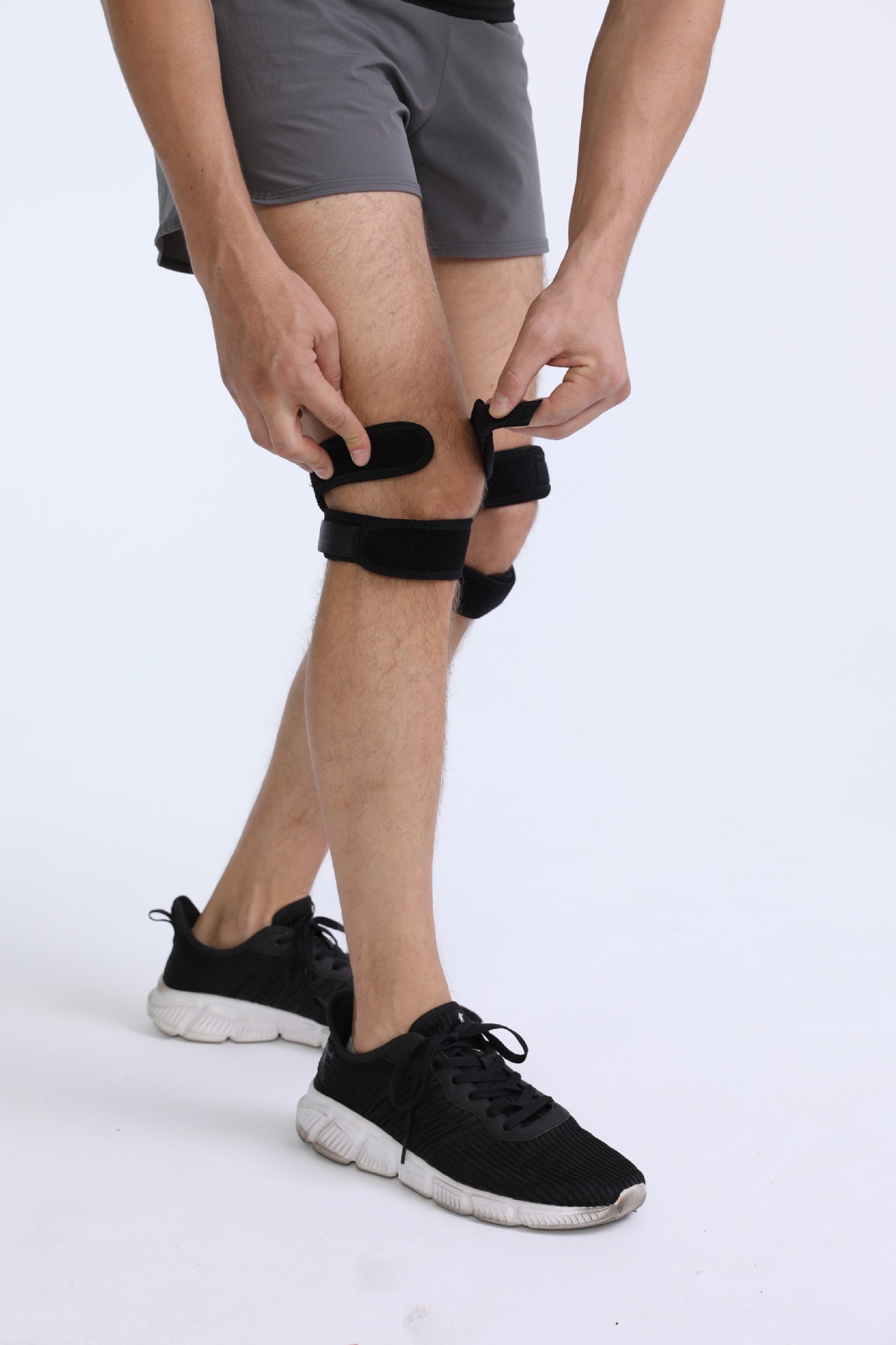 运动双髌骨带保护男护膝膝盖跑步冰骨带羽毛球爬山