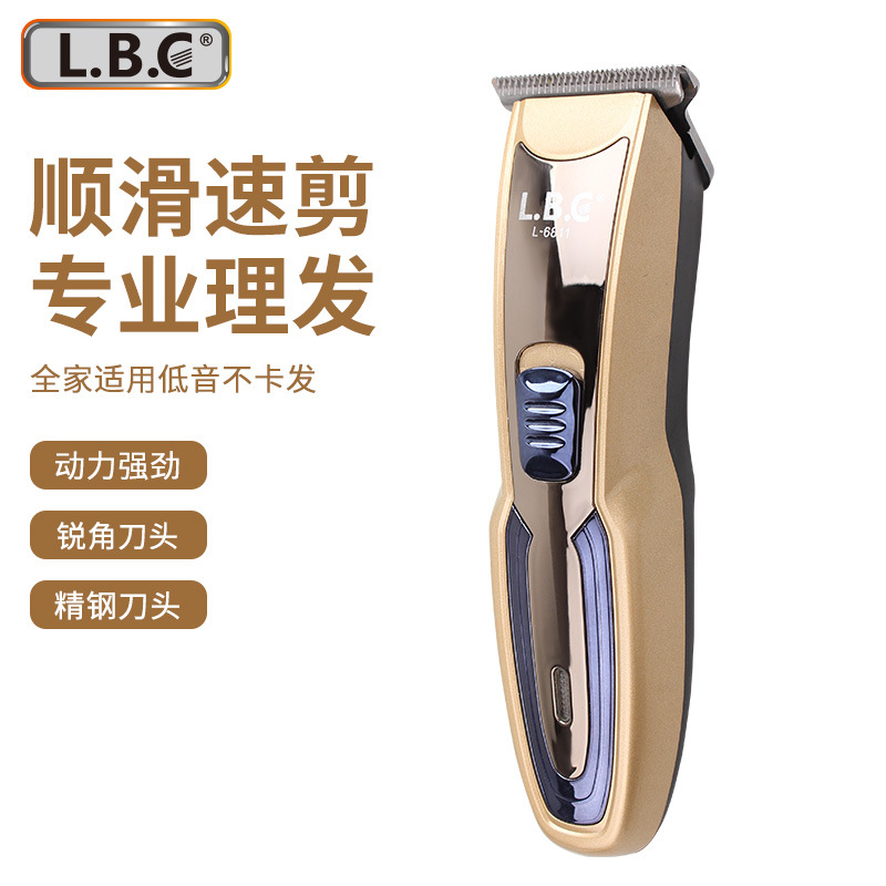 Cross-Border Amazon Household Usb Chargable Barber Scissors T Type Oil Head Haircut Clippers Shape Hair Clipper Electric Clipper