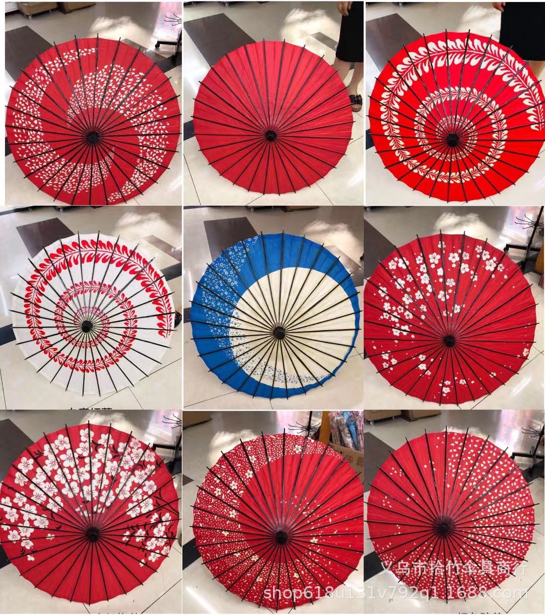 日式伞装饰伞高端工艺伞汉服拍摄手工工艺伞油纸伞演出舞蹈装扮