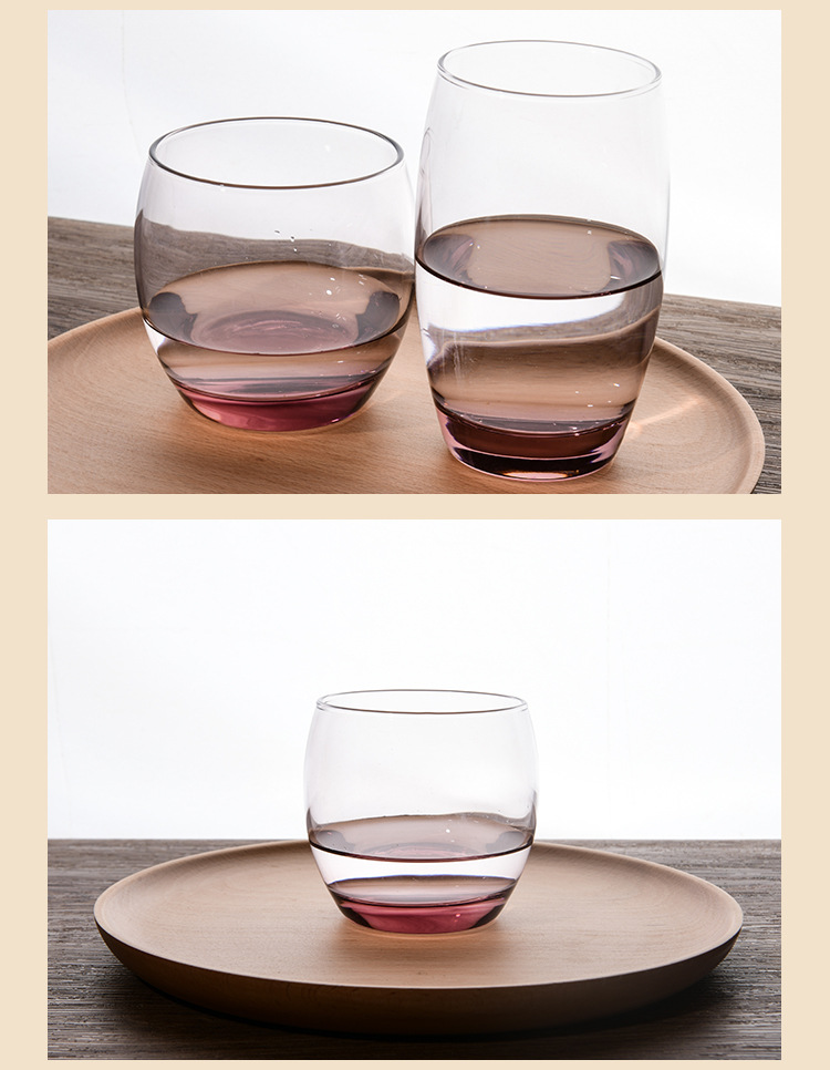 乐美雅水杯玻璃杯批发家用果汁牛奶杯子耐高温酒店透明玻璃杯茶杯