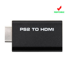 PS2转HDMI转换器 PS2色差游戏机转HDMI电视显示器高请视频转换