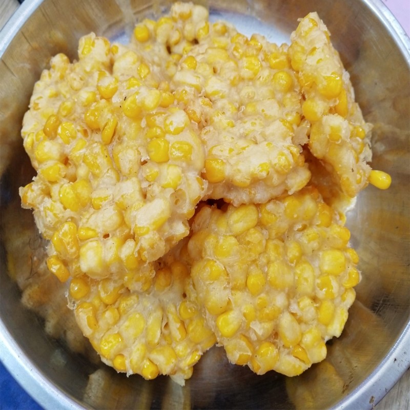 黄金玉米烙油炸半成品冷冻食品12代整箱香甜玉米饼粥店点心商用