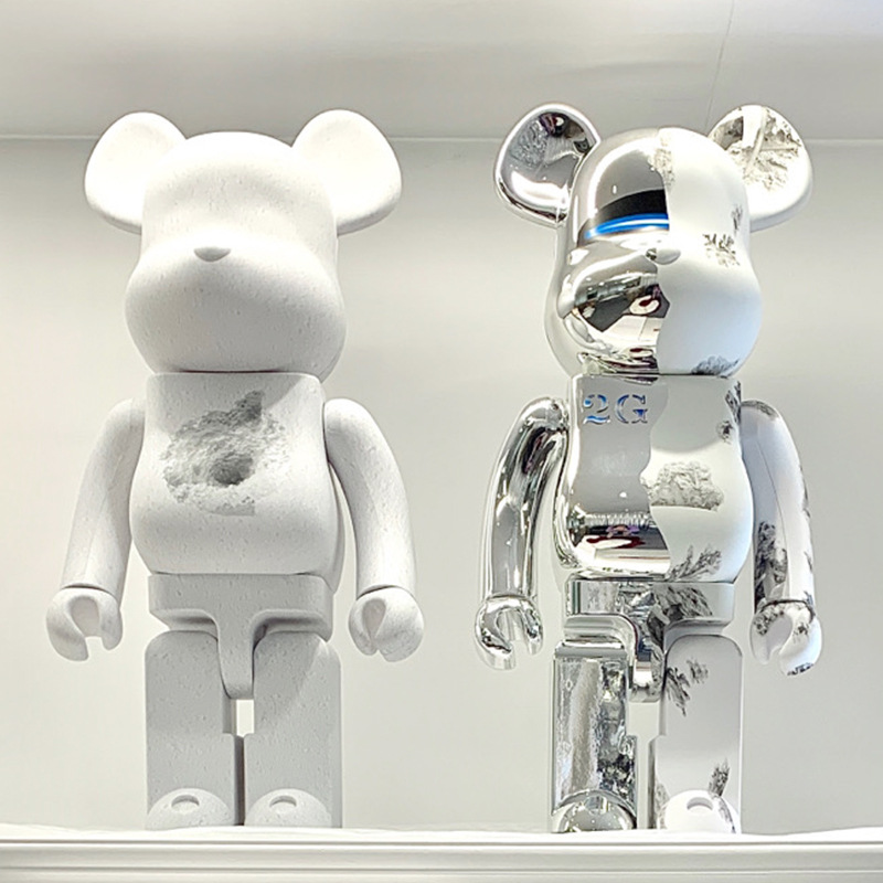 bearbrick1000%空山基2g暴力熊积木熊潮玩公仔客厅落地大摆件70cm