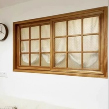民宿卧室木窗日式室内厨房木质折叠窗框架老榆木窗户翻新推拉茶楼