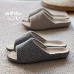 日式高级感棉麻拖鞋女室内家居家用防滑静音透气吸汗四季棉麻拖鞋