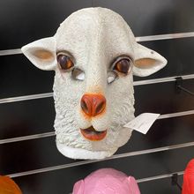 万圣节复活节狂欢节派对化妆舞会动物小羊羔面具头套