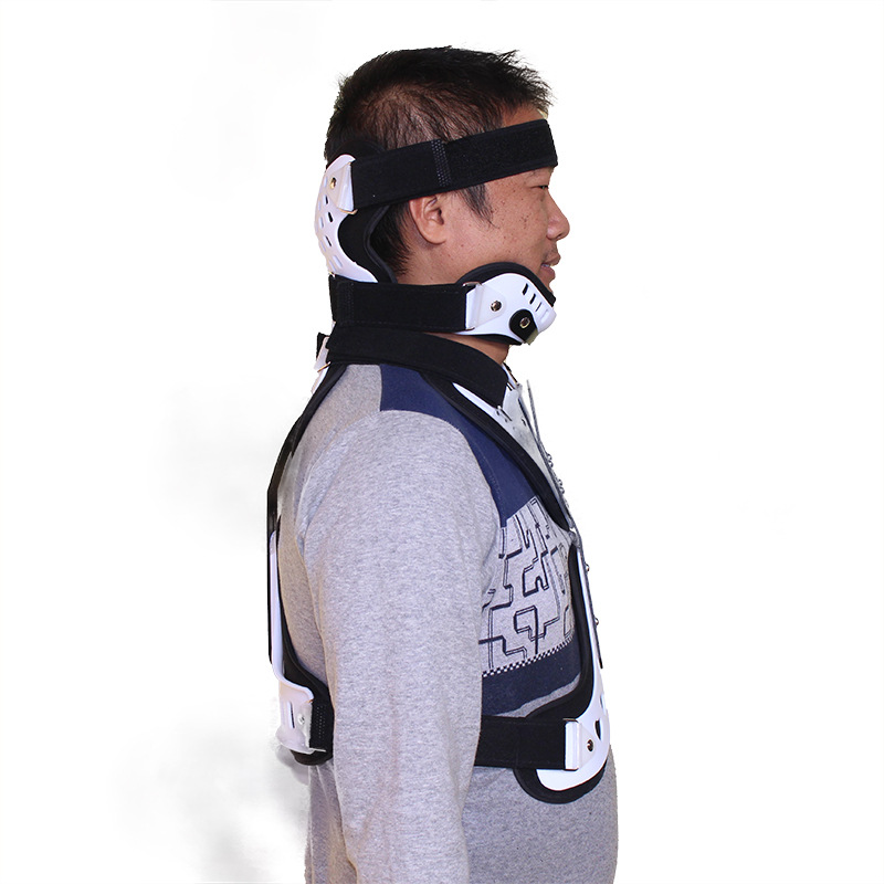 成人头颈胸支架斜颈歪脖颈椎支具颈椎固定康复器颈椎术后固定支架