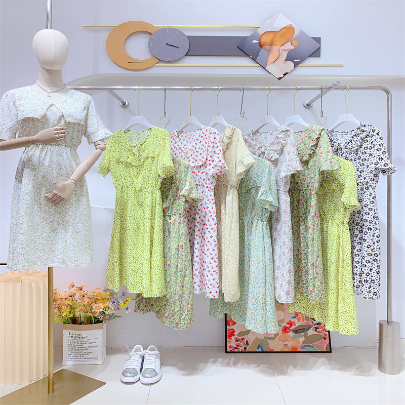 芭依璐品牌折扣女装裙子地摊连衣裙女装档口新品女装一手货源批发