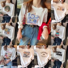 秋冬季女装t恤韩版女式打底衫9元服装地摊货直播带货女装工厂批发