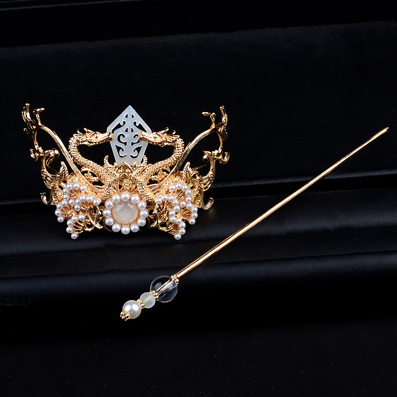 韩式发冠金银两色可选汉服头饰古风配饰现货