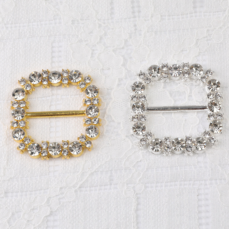 高跟女鞋金属水钻鞋扣鞋上可拆卸装饰配件夹扣鞋花高档百搭鞋配饰