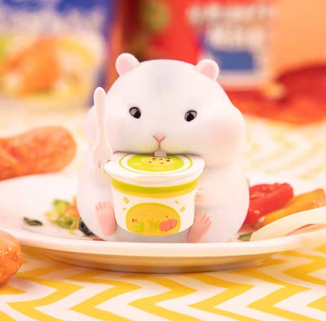 空想造物仓鼠克拉克 吃货系列 网红汽车摆件 潮玩盲盒手办模型