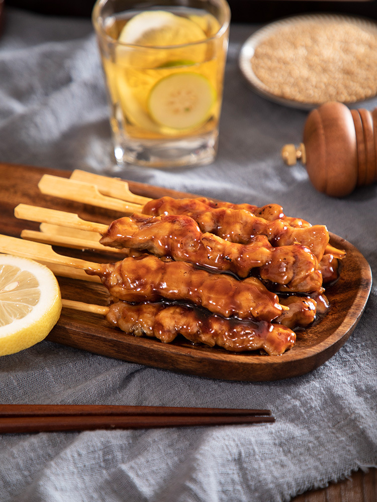 大成照烧鸡肉串270g炭烤鸡肉串10串罗森便利店冷冻半成品加热即食