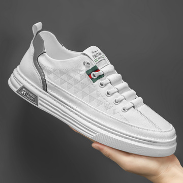 男鞋夏季透气一脚蹬运动休闲小白板鞋男士工作百搭薄款潮鞋欧洲站