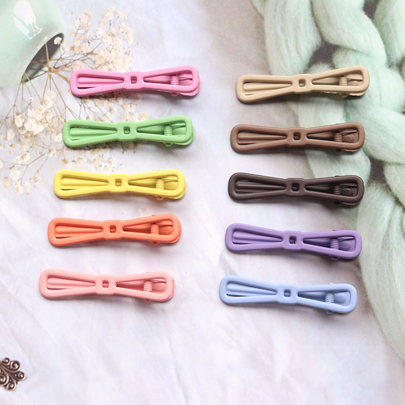 Candy Color Hair Clip Girl Side Clip Duckbill Clip Internet Celebrity Clip Cute Small Hairclip Bang Clip Hair Clip Headdress