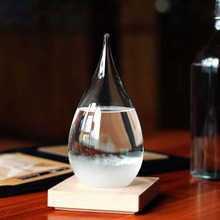 天气预报瓶 透明水滴形风暴瓶 情人节礼物 创意家居礼品
