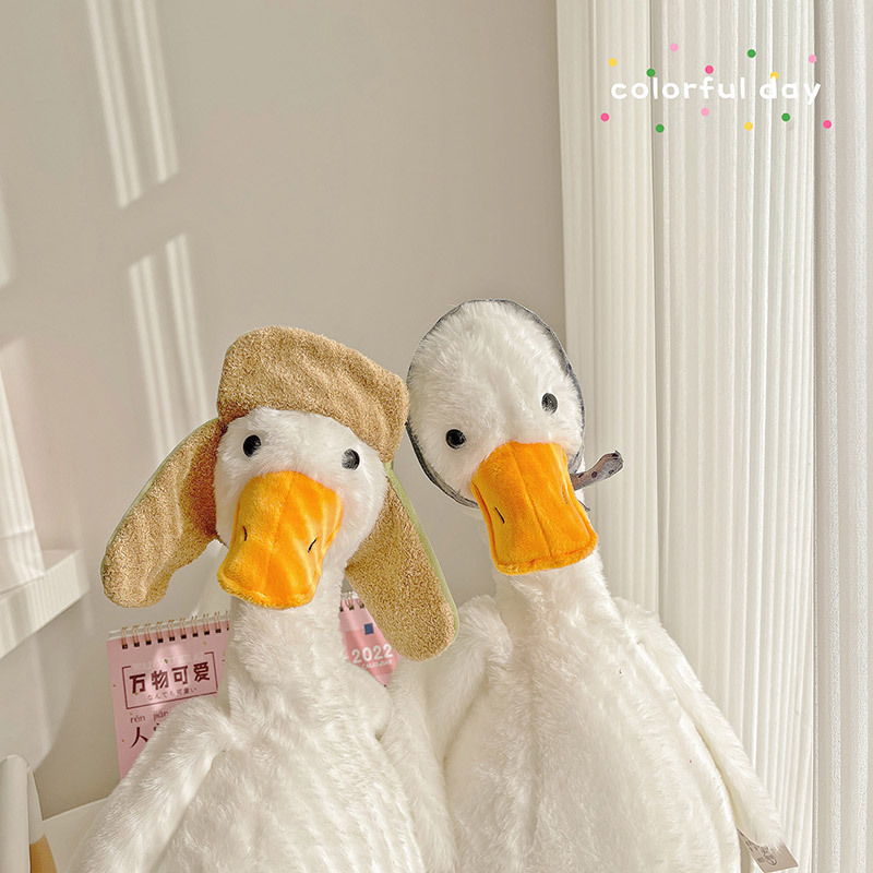 抖音同款发声情侣大白鹅毛绒玩具公仔东北大鹅玩偶生日礼物批发女