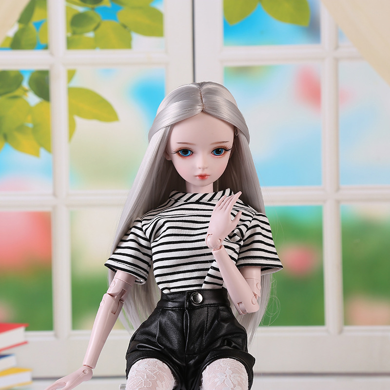 bjd娃娃假发 芭比娃娃玩偶 时尚多种假发头套 定制批发