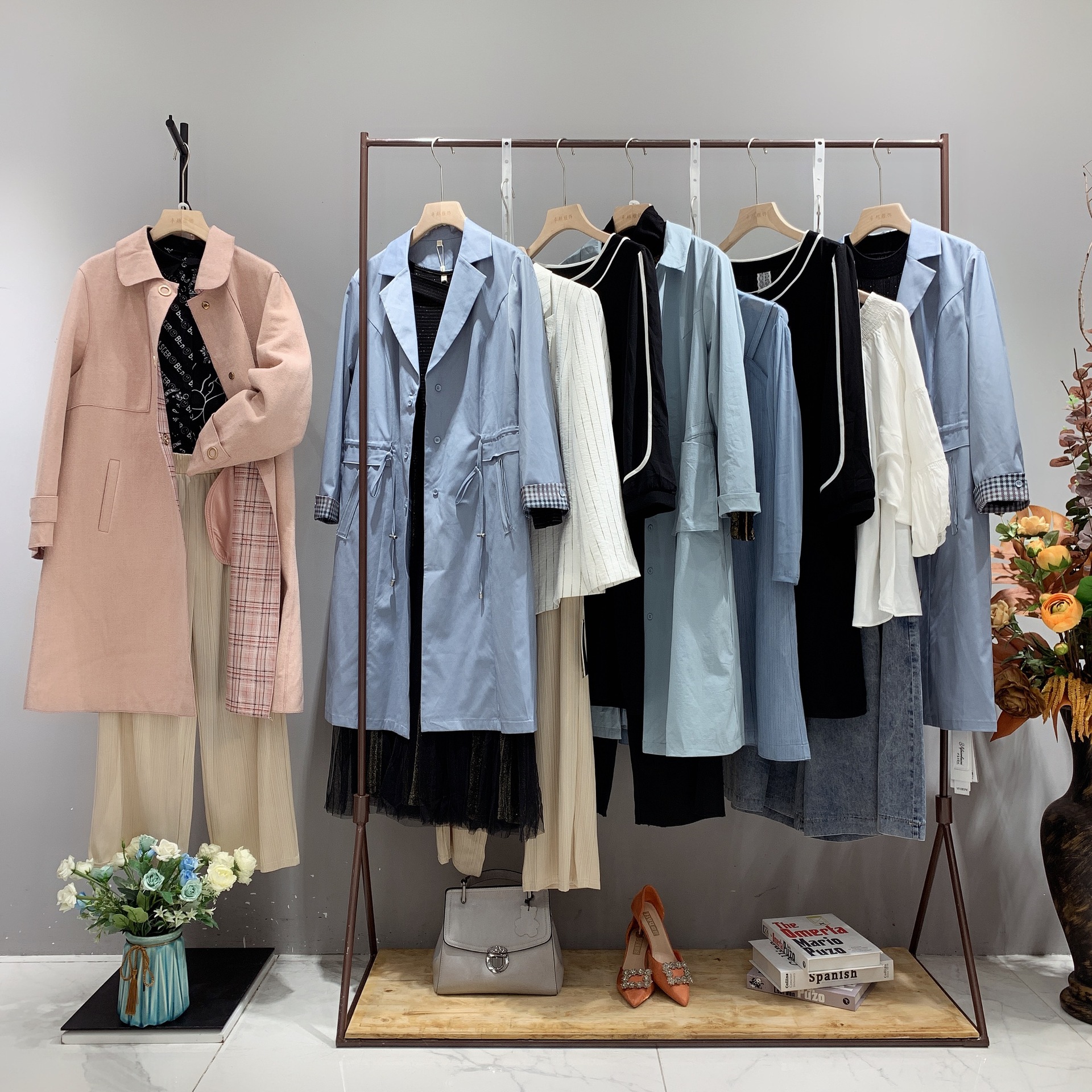 江南布衣秋冬新款商场专柜撤柜尾货剪标折扣女装摆摊货源库存清仓