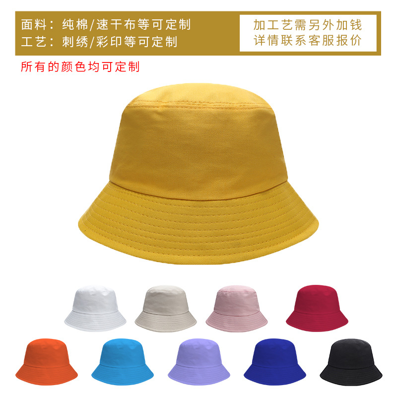 Hat Custom Printed Logo Peaked Cap Custom Pure Cotton Advertising Cap Baseball Cap Volunteer Activity Children Hat Custom