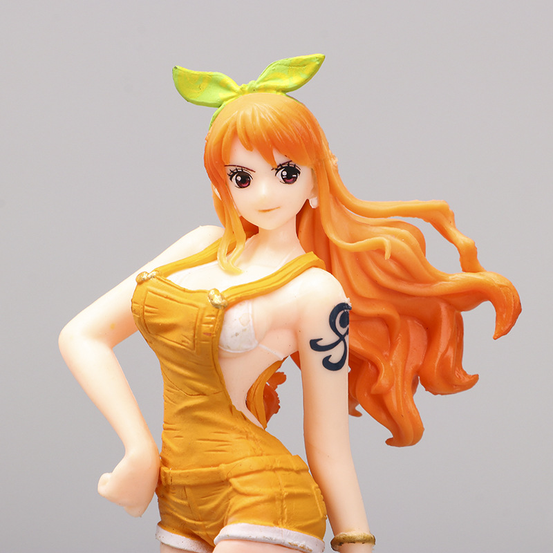 2款海贼王手办 动漫周边卡通和服娜美公仔玩具蛋糕摆件