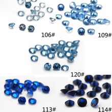 圆形合成尖晶石 1mm~3mm 梧州人工蓝宝石 耐高温不变色宝石