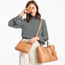 handbags跨境外贸新款包包大容量女手提包 质感单肩斜挎包托特包