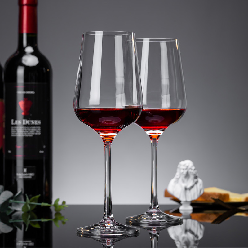 Two Crystal Red Wine Glass Gift Boxes Lead-Free Wine Glass Winery Gift Wine Set Goblet 2 Pack