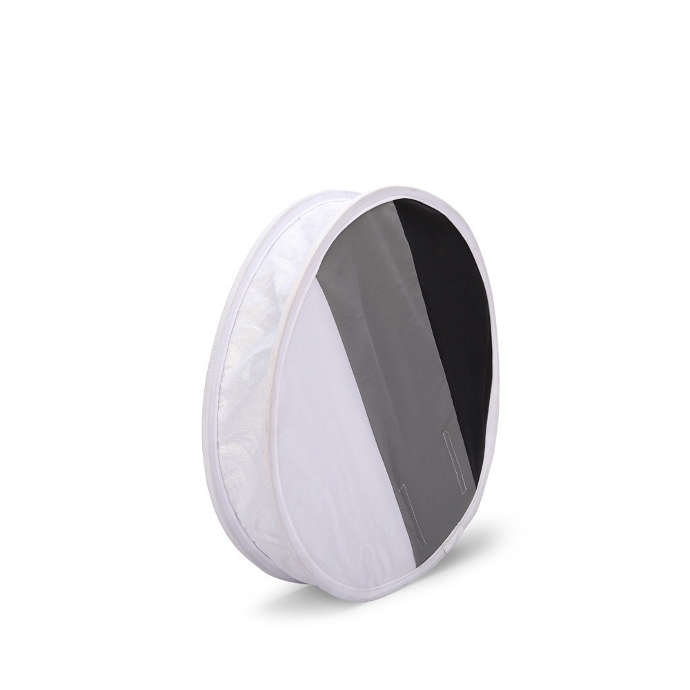 三色灰卡柔光罩 30cm折叠滤光箱 三合一平衡外置圆形机顶柔光罩