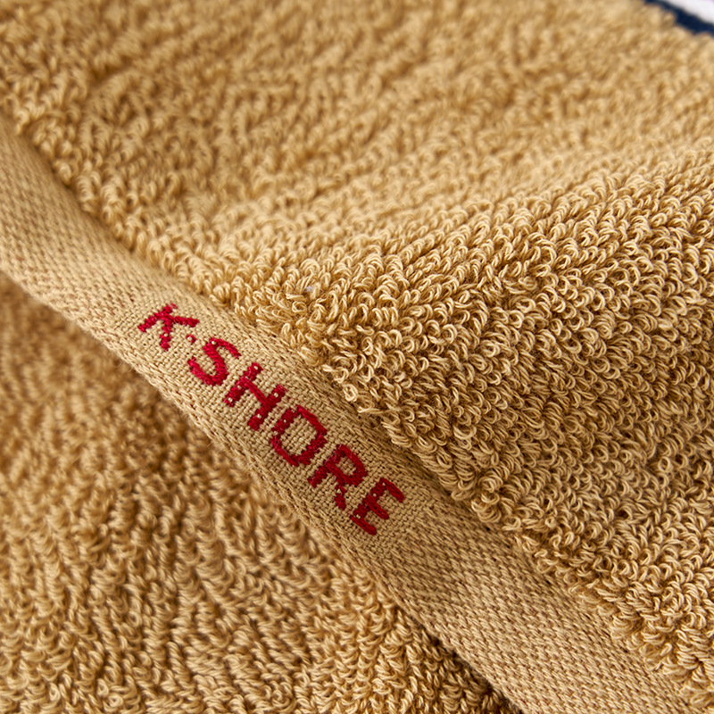 Gold Ga1927 Pure Cotton Towel Simple Plain Business Home Soft Absorbent Face Washing Towel Hair Labor Protection Welfare