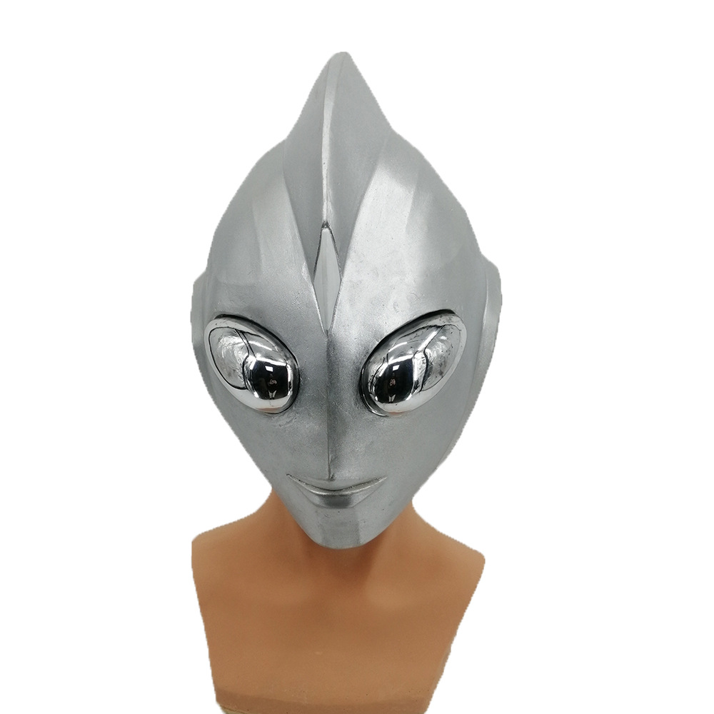 奥特曼面具抖音同款拍摄视频道具万圣节cosplay乳胶装扮头套面具