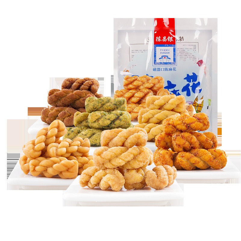 陈昌银陈麻花300g混合装独立包装小麻花20包/箱