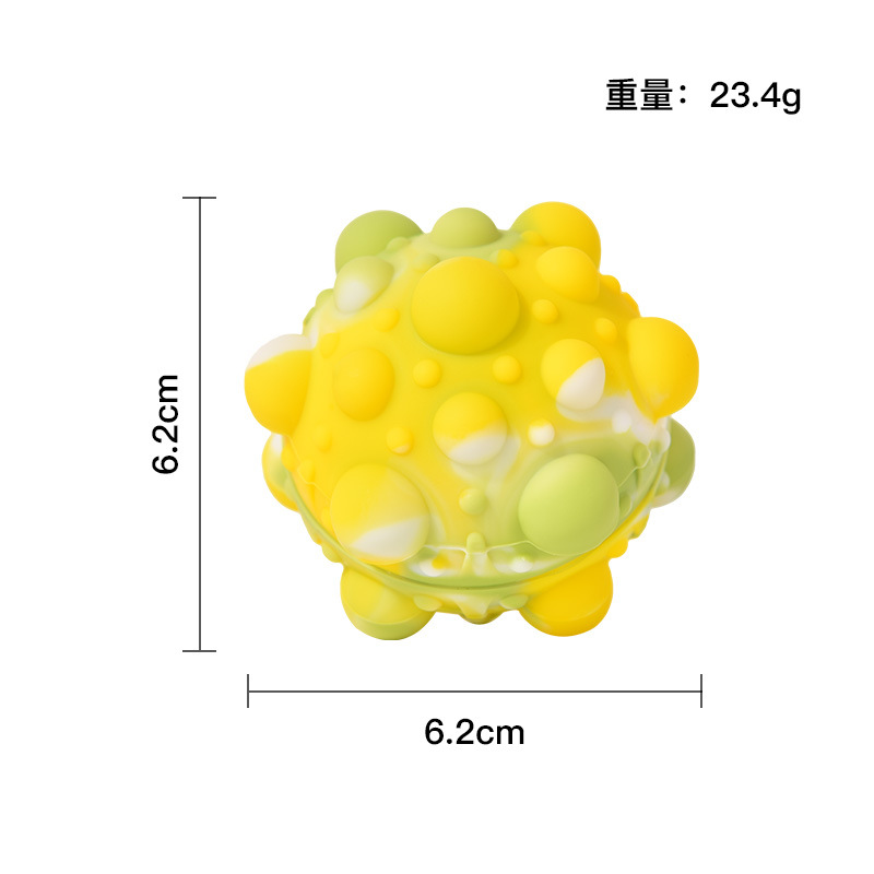 Dongguan Factory Silicone 3d Stress Ball Stress Relief Ball Rat Killer Pioneer Hand Ball Silicone Toy Rat Killer Pioneer Ball