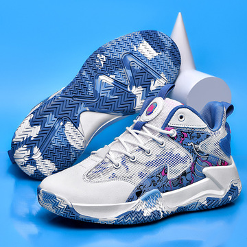 便宜外贸实战篮球鞋男棉花糖透气球鞋青年运动鞋学生战靴一件批发