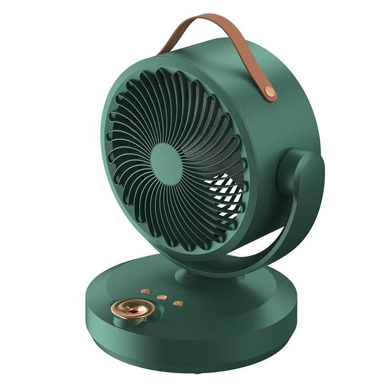 New Multi-Functional Aromatherapy Circulating Fan Household Bedroom Noiseless Fan Student Dormitory Portable Desktop Little Fan